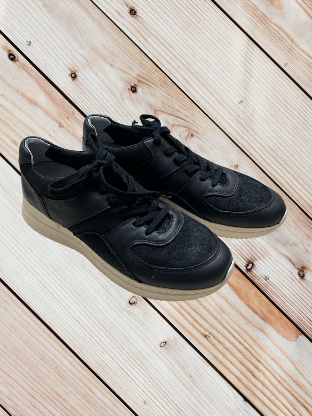 NWOT Everlane F13 M11 unisex The Trainer black leather sneaker